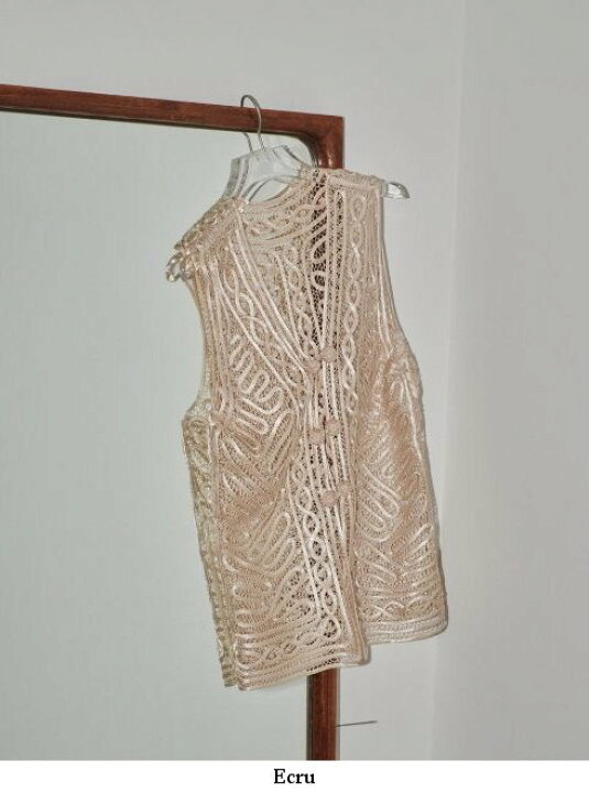 楽天市場】【予約】TODAYFUL トゥデイフル Embroidery Middle Vest 24 