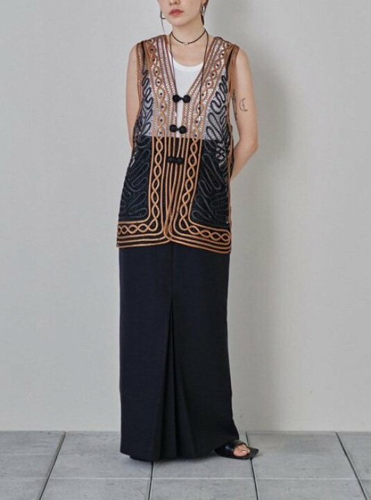 楽天市場】【予約】TODAYFUL トゥデイフル Embroidery Middle Vest 24  