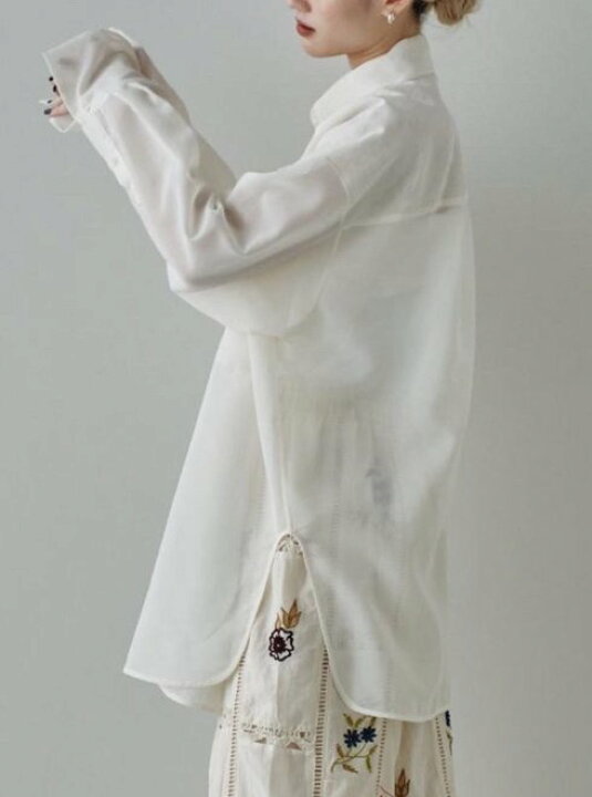 楽天市場】【予約】TODAYFUL トゥデイフル Organdy Over Shirts ☆ 24 