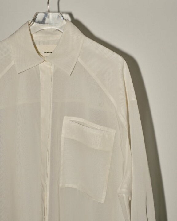 楽天市場】【予約】TODAYFUL トゥデイフル Organdy Over Shirts ☆ 24 