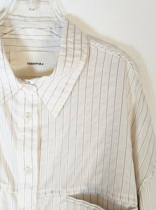 楽天市場】【即日出荷】TODAYFUL トゥデイフル Stripe Short Shirts 