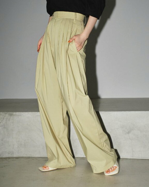 楽天市場】【予約】TODAYFUL トゥデイフル Typewriter Tuck Trousers  