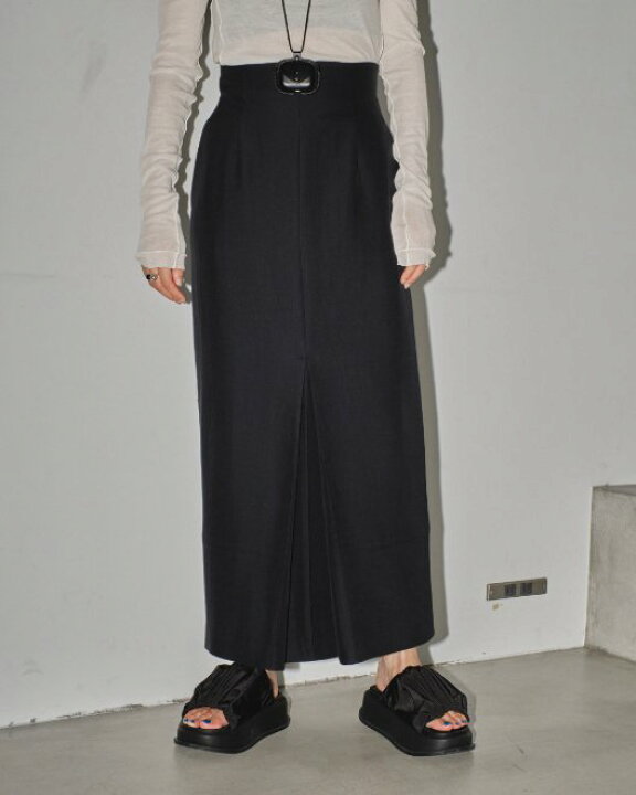 todayful Doubleweave Pencil Skirt black