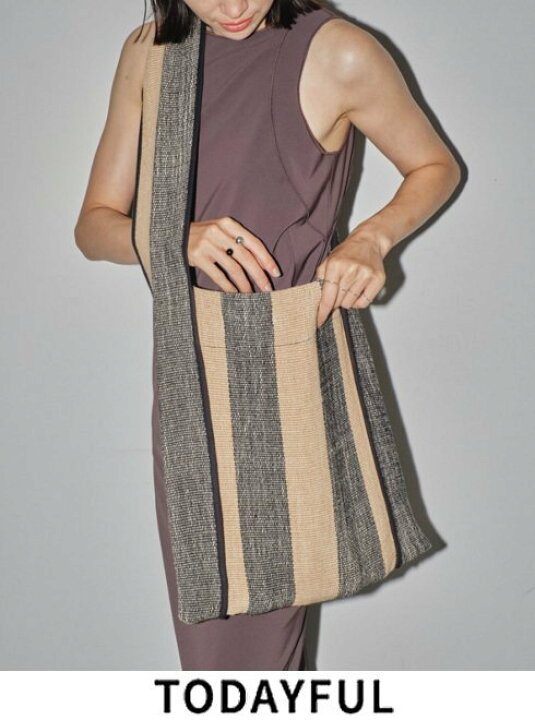 楽天市場】【即日出荷】TODAYFUL トゥデイフル Slub Stripe Bag ☆ 24 