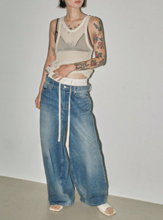 楽天市場】【即日出荷】TODAYFUL トゥデイフル Layered Waist Denim 