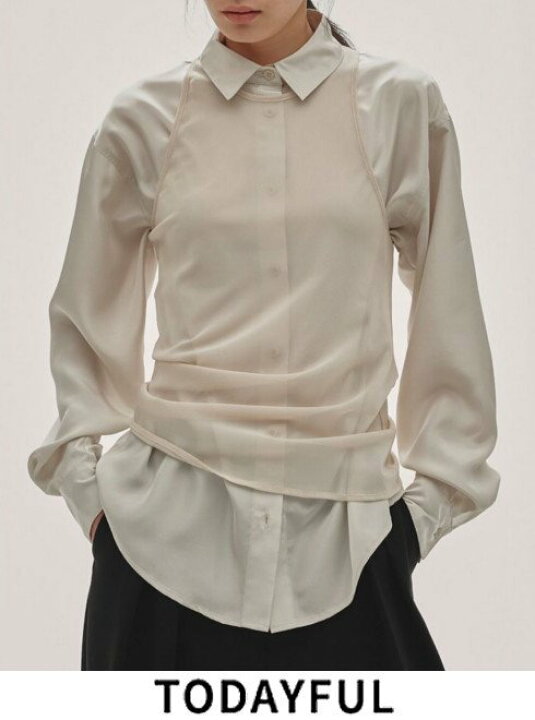 楽天市場】【予約】TODAYFUL トゥデイフル 2set Sheer Shirts☆ 25秋冬 