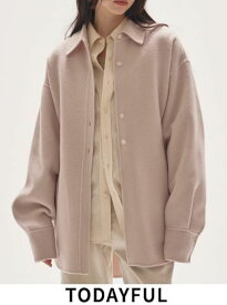 【即日出荷】【待望追加】 TODAYFUL トゥデイフル Wool Shirts Jacket★ 25秋冬. 12520415 ジャケット 　アウター 冬受注会 ウールシャツジャケット 長袖 羽織【新作】