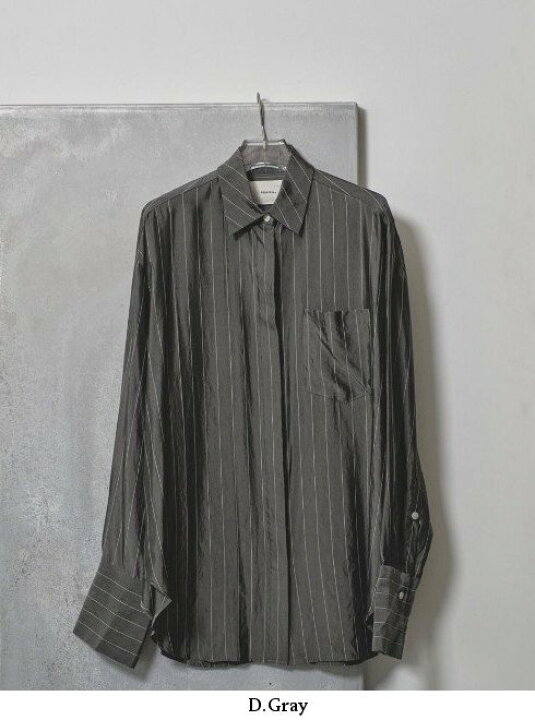 楽天市場】【予約】TODAYFUL トゥデイフル Stripe Silky Shirts☆ 25春 