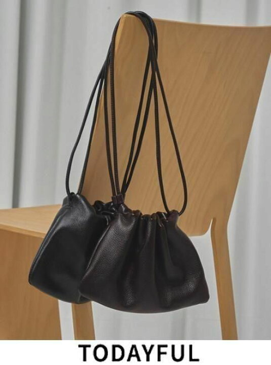 美品】TODAYFUL Drawstring Mini Bag D.Brown 楽天市場】【予約 