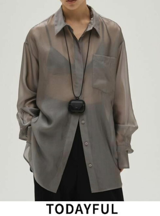 楽天市場】【予約】TODAYFUL トゥデイフル Chambray Silky Shirts☆ 26 