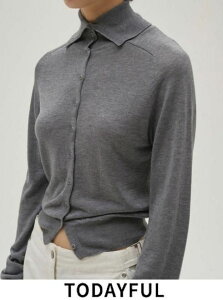 �y�����o�ׁzTODAYFUL �g�D�f�C�t�� Tencelwool Highneck Knit�� 26�t�� 12610520 �j�b�g�g�b�v�X �g�b�v�X 26�t��s�󒍉� �g�c�十 �e���Z���E�[���n�C�l�b�N�j�b�g