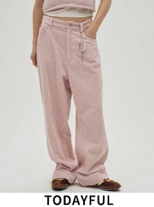 �y�����o�ׁzTODAYFUL �g�D�f�C�t�� Corduroy Highwaist Pants�� 26�t�� 12610703 �p���c�@�{�g�� �g�c�十 �R�[�f�����C�n�C�E�G�X�g�p���c �t�J���[ �t�������O�X�y�V��z
