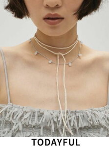 �y�����o�ׁzTODAYFUL �g�D�f�C�t�� Silk Cord Choker�� 26�t�� 12610903 �l�b�N���X 26�t��s�󒍉� �t���� �g�c�十 �V���N�R�[�h�`���[�J�[ �A�N�Z�T���[ �������y�V��z