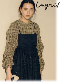 【即日出荷】 Ungrid アングリッド スリーブギャザーボリュームブラウス 23秋冬. 112350412001 シャツ・ブラウス 　トップス