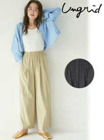 【即日出荷】(セール60%OFF) Ungrid アングリッドカットオフデザインラフタックパンツ 24秋冬 112440710601 パンツ ボトム【新作】ss12