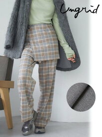 【即日出荷】(セール60%OFF) Ungrid アングリッド スカートセットタックパンツ 24秋冬. 112450705701 パンツ ボトム【新作】 ss12