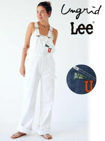 【即日出荷】(最終セール60%OFF) Ungrid アングリッド Lee別注 ワッペンデザインデニムサロペット 25春夏. 112520306601 オールインワン・コンビネゾン 25sp