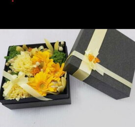 【選べる7色】生花ボックスフラワー kkotkkot flower 送別 記念日 お祝い ギフト 誕生日 送別 御礼 ギフト お祝い 開店祝い お見舞い 贈り物 プレゼント ボックスフラワー フラワーボックス フラワーアレンジメント アレンジメントフラワー