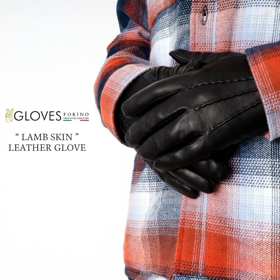 FRATELLI FORINO Gloves イタリア レザー 手袋 メンズ - 手袋