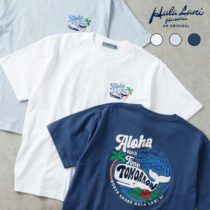 楽天市場】Hula Lani Hawaii フララニハワイ st139 刺繍Tシャツ メンズ 