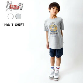 Tシャツ キッズ 半袖 プリント 子供服 90cm 100cm 110cm 120cm 130cm 140cm アメカジ カジュアル ヒースベア 親子コーデ