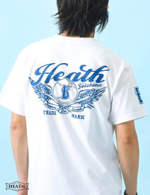 Tシャツ メンズ 半袖 横浜DeNAベイスターズ 公認 野球 ヘビーウェイト 綿100% HEATH S-2XL