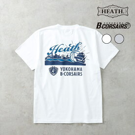 横浜ビー・コルセアーズ ビーコル コラボ B.LEAGUE Bリーグ 河村勇輝 Tシャツ カットソー メンズ 半袖 S-2XLサイズ オーバーサイズ 厚手 丈夫 タフ グラフィック アメカジ ヒース 横浜 ハマカジ