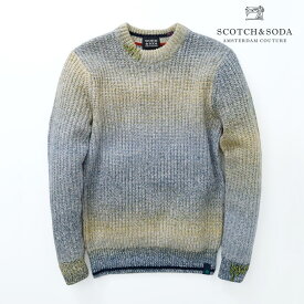 スコッチアンドソーダ SCOTCH&SODA ニット メンズ セーター 65410 グラデーション おしゃれ 人気