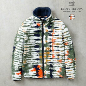 SCOTCH & SODA スコッチ アンド ソーダ 81827 ジャケット メンズ フリースジャケット フリース ユニセックス 防寒 防風 アメカジ ヒース 横浜 ハマカジ Lightning掲載ショップ