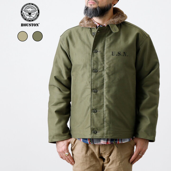 楽天市場】HOUSTON ヒューストン 51425 N-1 デッキジャケット メンズ  