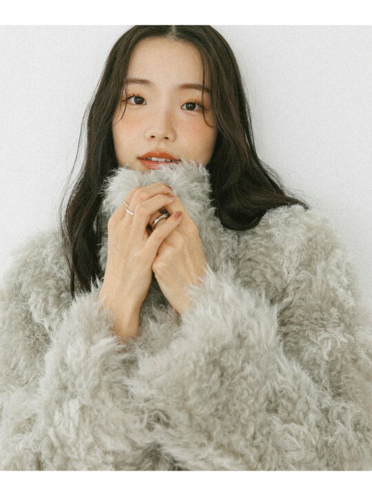 楽天市場】【SALE／55%OFF】ボリュームファーZIPブルゾン Heather 