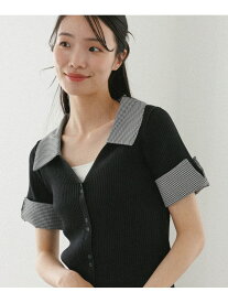 【SALE／64%OFF】レイヤード半袖ニット Heather ヘザー トップス ニット ホワイト ブラック グレー【RBA_E】[Rakuten Fashion]