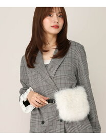 2WAYファーベルト Heather ヘザー ファッション雑貨 ベルト グレー ホワイト【送料無料】[Rakuten Fashion]