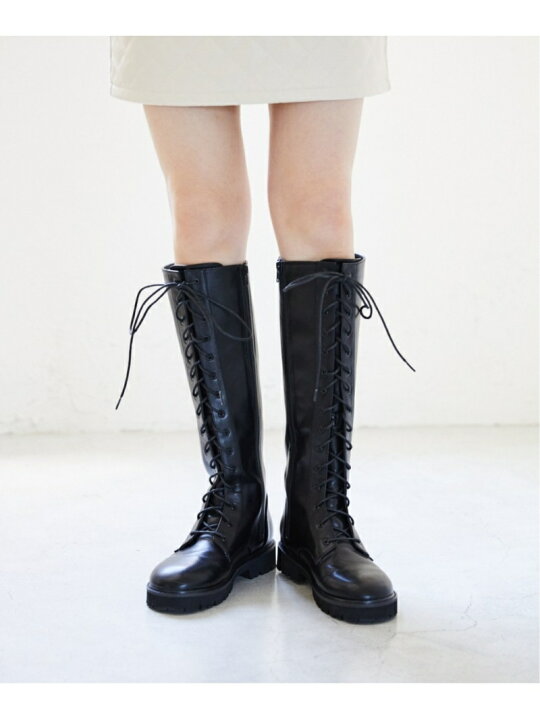 楽天市場】【SALE／50%OFF】レースアップロングブーツ Heather ヘザー 