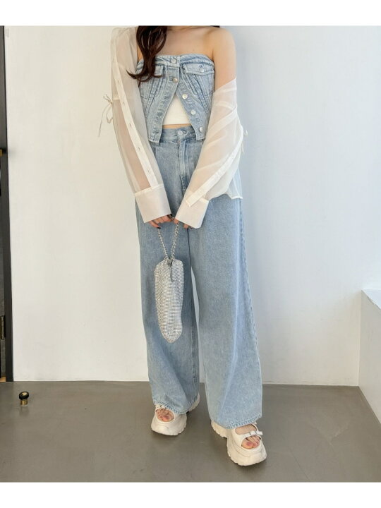 楽天市場】【SALE／30%OFF】デニムビスチェ Heather ヘザー トップス 