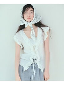 【SALE／75%OFF】フリルノースリーブニット Heather ヘザー トップス ニット レッド ブラック ホワイト【RBA_E】[Rakuten Fashion]