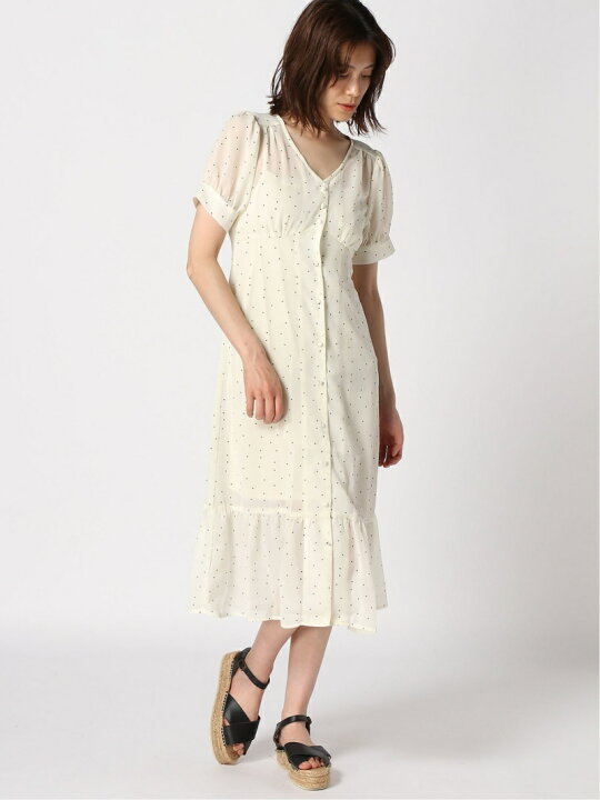 楽天市場 Sale 61 Off ティアードドットop Ss Heather ヘザー ワンピース 半袖ワンピース ホワイト ネイビー ピンク Rba E Rakuten Fashion Heather ヘザー