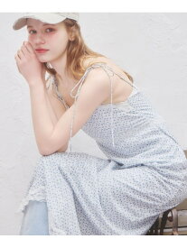 【SALE／60%OFF】レーストリムナローキャミワンピース Heather ヘザー ワンピース・ドレス ワンピース ホワイト ブルー ブラック【RBA_E】[Rakuten Fashion]