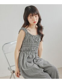 【SALE／60%OFF】フリルトリムオールインワン Heather ヘザー オールインワン・オーバーオール オールインワン・つなぎ ブラック ホワイト【RBA_E】[Rakuten Fashion]