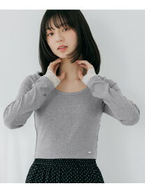 【SALE／44%OFF】カップ付きレースカットソー Heather ヘザー トップス カットソー・Tシャツ ホワイト グレー【RBA_E】[Rakuten Fashion]
