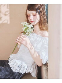 【SALE／65%OFF】アシメヘムレーストリムブラウス(半袖) Heather ヘザー トップス シャツ・ブラウス ネイビー ブルー ホワイト【RBA_E】[Rakuten Fashion]