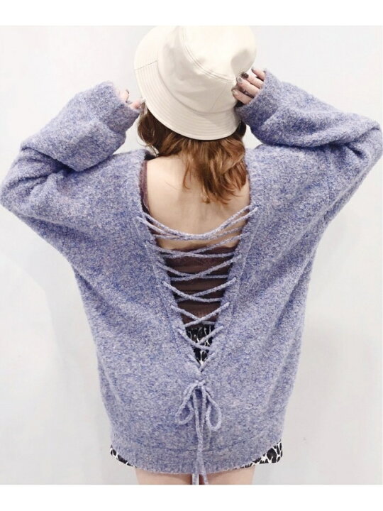 楽天市場】【SALE／60%OFF】圧倒的にカワイイBACKレースUPニット 長袖 