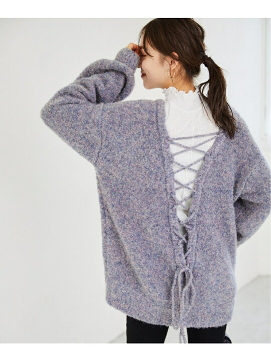 楽天市場】【SALE／60%OFF】圧倒的にカワイイBACKレースUPニット 長袖 