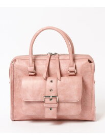 デザインポケットボストンBAG Heather ヘザー バッグ ショルダーバッグ ブラック ホワイト ベージュ ピンク【送料無料】[Rakuten Fashion]