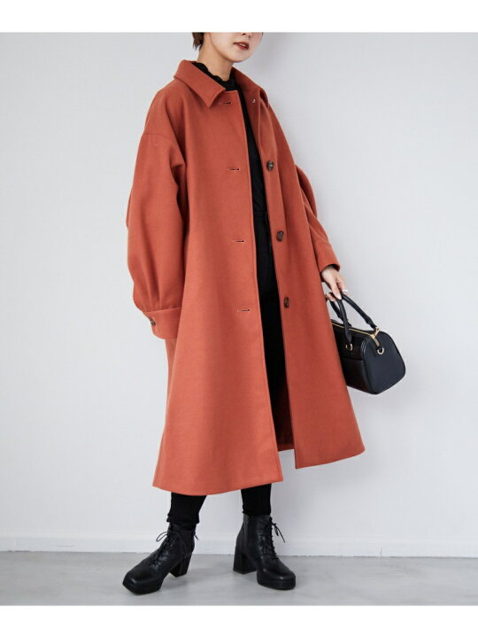 楽天市場】【SALE／40%OFF】(W)WTステンカラードルマンコート Heather 