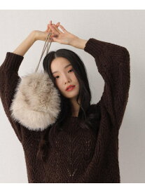 2WAYファーショルダーBAG Heather ヘザー バッグ ショルダーバッグ ホワイト ブラウン【送料無料】[Rakuten Fashion]