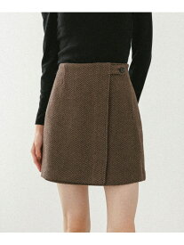 【SALE／55%OFF】Winterラップミニスカート Heather ヘザー スカート ミニスカート レッド グレー ブラウン【RBA_E】[Rakuten Fashion]