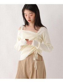 【SALE／55%OFF】ドロストピタニット Heather ヘザー トップス ニット ブラック ホワイト グレー【RBA_E】[Rakuten Fashion]