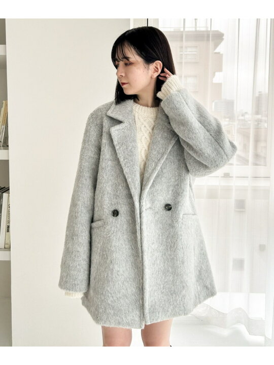 楽天市場】【SALE／50%OFF】シャギーミドルコート Heather ヘザー 