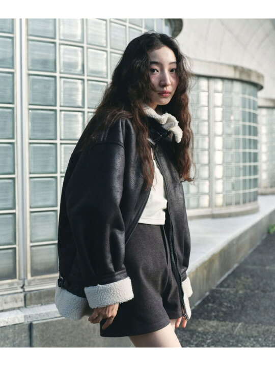 楽天市場】【SALE／10%OFF】フライトボアムートンジャケット Heather 